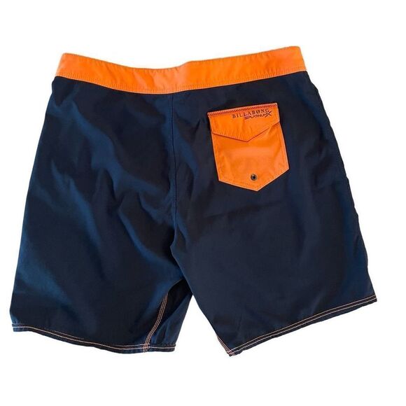 Billabong Platinum PX3 Performance Board Shorts Swimwear Black Orange Sz 36 - Picture 2 of 9